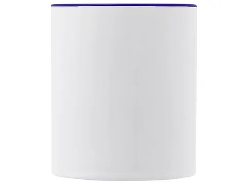 Керамическая кружка со стеклянной ручкой для сублимации Charm, синий