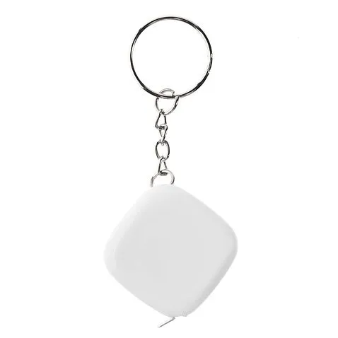 Брелок с рулеткой Metric, белый