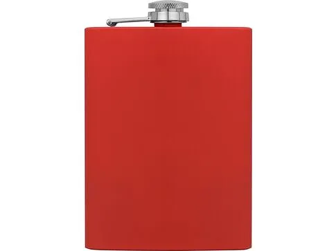 Фляжка 240 мл Remarque soft touch, 201 сталь, красный