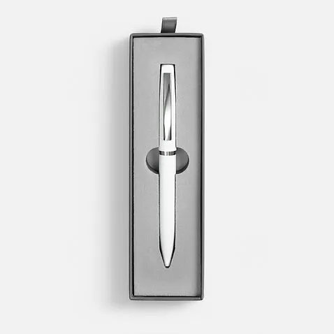 Ручка шариковая Bolt Soft Touch в футляре, белая