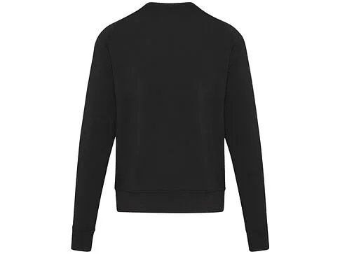 Yukon унисекс интерлок спортивный свитер с круглым вырезом - Сплошной черный