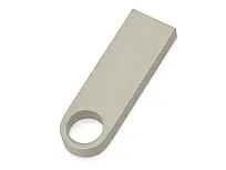 USB 2.0-флешка на 32 Гб с мини чипом и круглым отверстием, серебристый