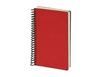 Ежедневник недатированный на спирали А5 Agenda, красный (Р)