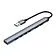USB-хаб USB-A 3.0 + 2xUSB-A 2.0 + 4xUSB-C, серый, Deppa