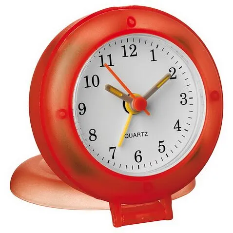 Складывающиеся настольные часы с будильником, красный Складывающиеся настольные часы с будильником, красный