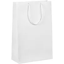 Пакет бумажный с ламинацией Lami L, белый