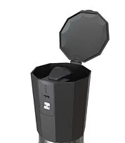 Портативная кофемолка Electric Coffee Grinder, черная с оранжевым