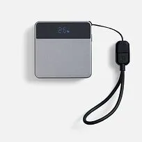 Внешний аккумулятор с беспроводной зарядкой Aura Power 5000 мАч, серый