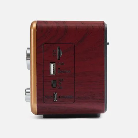 Bluetooth-колонка с радио Listenberg, коричневая