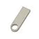 USB 2.0-флешка на 16 Гб с мини чипом и круглым отверстием, серебристый