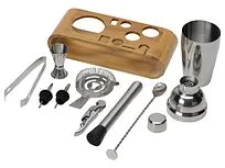 Набор Bartender для приготовления коктейлей на бамбуковой подставке (Р)