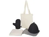 Банный набор с парео Healing Light, женский, серый