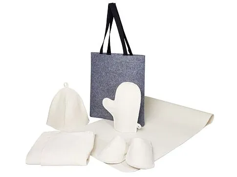 Банный набор с парео Healing, женский, белый