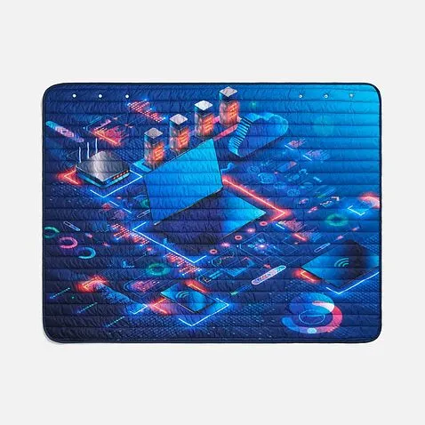 Плед-пончо Blanket Print на заказ