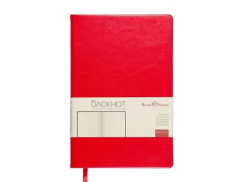 Блокнот А5 Megapolis Nebraska, красный (Р)