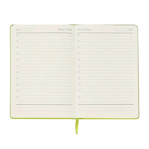 Ежедневник A5 недатированный Dear в твёрдом переплёте, салатовый