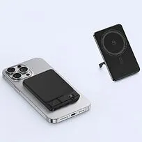 Внешний аккумулятор c беспроводной зарядкой Superb, 5000 mAh, черный