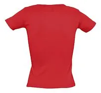 Футболка женская с круглым вырезом Lady 220 красная