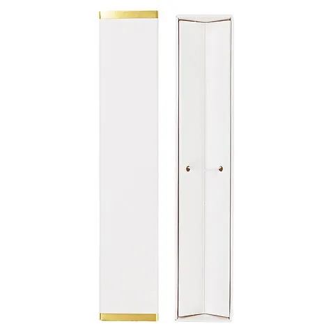 Коробка для ручки Cradle, белая с золотом