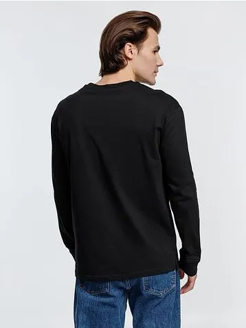 Футболка унисекс с длинным рукавом Pioneer LSL, черная