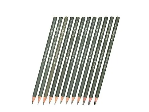 Набор чернографитовых карандашей  Sketch & Art ,12 шт. 2h-9b, металлическая коробка с ложементом