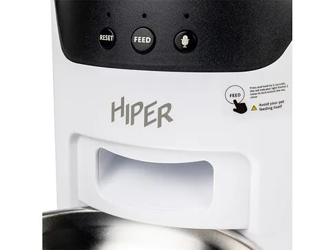 Умная Wi-Fi кормушка IoT Pet Feeder, 3000 мл, белый/черный