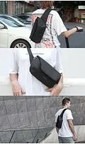 Наплечная сумка ClickSling, черная