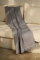 Плед вафельный Elenglect, светло-серый