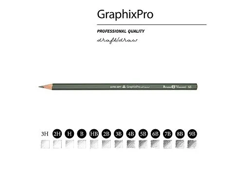 Набор чернографитовых карандашей  Sketch & Art ,12 шт. 2h-9b, металлическая коробка с ложементом