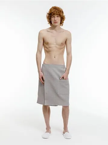 Банный набор Great Heat Therapy, мужской, светло-серый