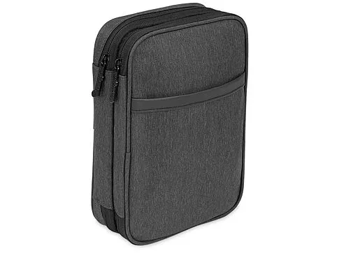 Органайзер для электроники District, темно-серый