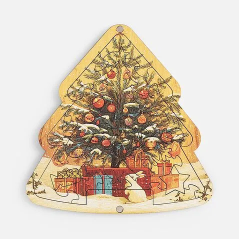 Пазл фигурный «Елочка»