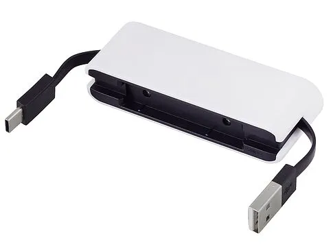 USB-хаб Hubix с коннектором 2-в-1 USB-C и USB-A, 2.0, белый