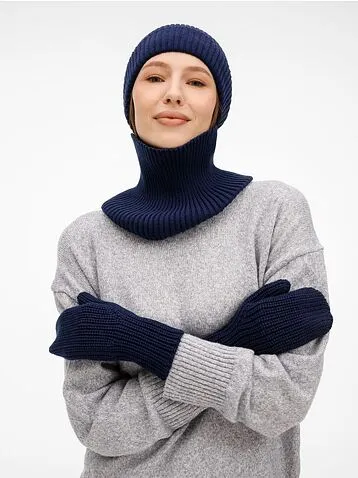 Варежки Catch Match, темно-синие