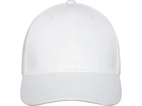 Бейсболка Davis, 6 панелей, белый