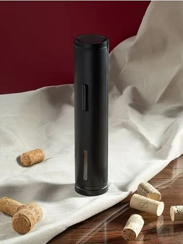 Электрический штопор с ножом для фольги Wine Crime, черный