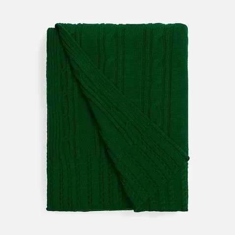 Плед Remitti, глубокий зеленый