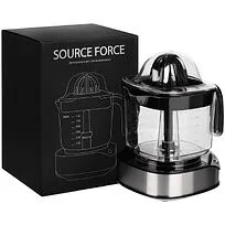 Электрическая соковыжималка для цитрусовых Source Force, серебристо-черная