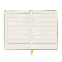 Ежедневник A5 недатированный Dear в твёрдом переплёте, салатовый