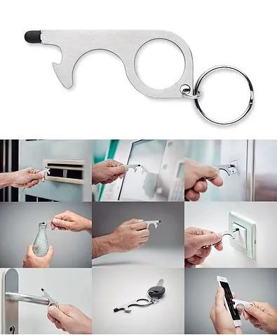 Гигиенический брелок-мультитул 5 в 1, серебристый Гигиенический брелок-мультитул 5 в 1, серебристый