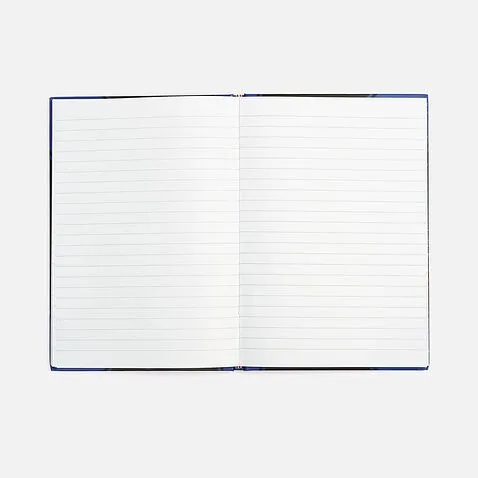 Блокнот Accenti, черный с синим