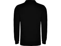 Рубашка поло Carpe мужская с длинным рукавом, черный