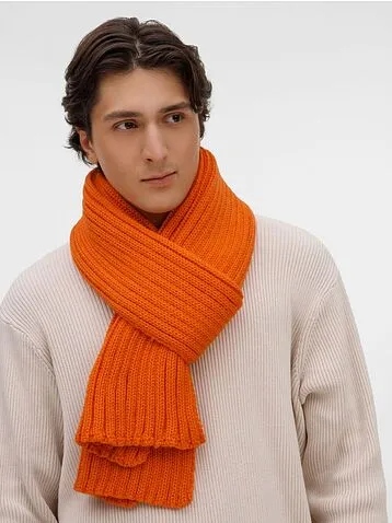 Шарф HappyGo, оранжевый