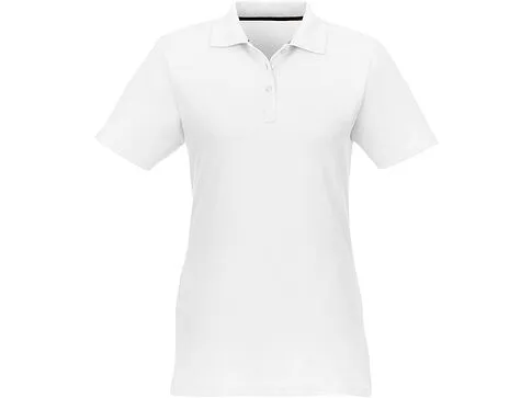 Женское поло Helios с коротким рукавом, белый