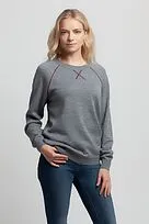 Джемпер Stitch с контрастной отделкой, серый с бордовым