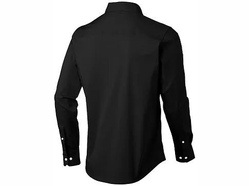 Рубашка Hamilton мужская с длинным рукавом, черный