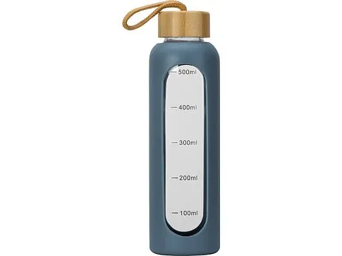 Бутылка из боросиликатного стекла Hangy, 550 мл, антрацит