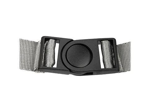 Подушка TORBER, дорожная, с эфектом памяти, серая, полиэстер, 20х27х10 см