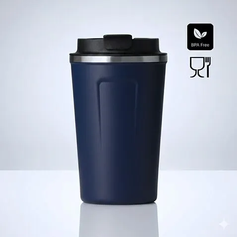 Термокружка Nordic, 350мл, темно-синий