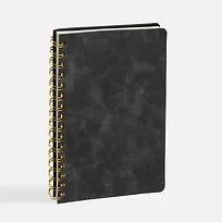 Ежедневник Spiral, недатированный, черный